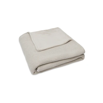 Afbeelding van Jollein wiegdeken nougat fleece 100 cm x 150 Dekens &amp; Dekbedden