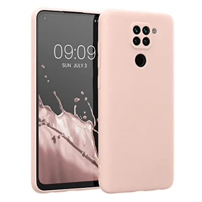 Afbeelding van kwmobile telefoonhoesje geschikt voor Xiaomi Redmi Note 9 Hoesje smartphone Precisie camera uitsnede In kokosmelk