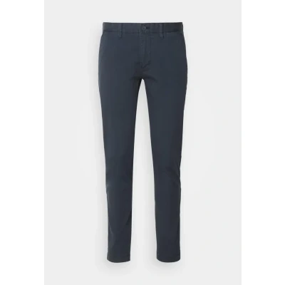 Afbeelding van Marc O&#039;Polo heren Stig tapered fit chino met stretch in de kleur Blauw, maat: W30/L34