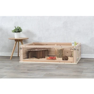 Afbeelding van Trixie Indoor Ren Cavia Hout / Plexiglas 100X60X30 CM (408228)