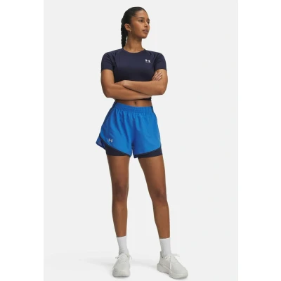 Afbeelding van Under Armour Short Tech pour homme, (402) Bleu Atlantis / marine délavé Réfléchissant, XS