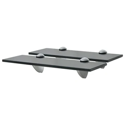 Afbeelding van vidaXL Schappen zwevend 2 st 30x10 cm 8 mm glas