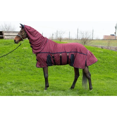 Afbeelding van Harry&#039;s Horse Vliegendeken Mesh Superior Bordeaux 115/155 Agradi.be