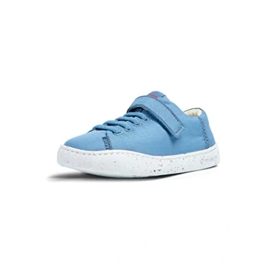 Afbeelding van Camper PEU Touring Sportieve veterschoenen voor kinderen, Maat: 28, Medium blue Polyester