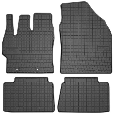 Afbeelding van M MOTOS Rubberen vloermat voor Toyota Yaris Cross vanaf 2021, verbeter je reiscomfort met de zwarte antislip mat auto, alle weersomstandigheden, bescherming tegen vuil
