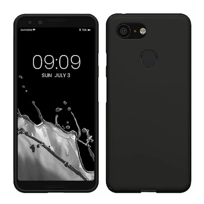 Afbeelding van kwmobile telefoonhoesje geschikt voor Google Pixel 3 Hoesje smartphone Back cover in zwart