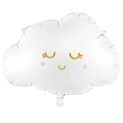 Afbeelding van Opblaasbare wolkenballon, wit, 51 x 35,5 cm