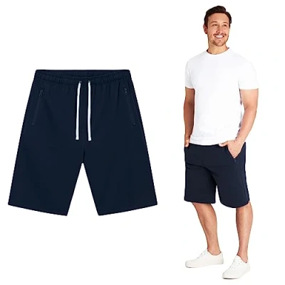 Afbeelding van Shorts voor kinderen, jongens, meisjes, bermuda van fleece, marineblauw, zwart, grijs, basic fleece bermuda, casual, kleding, sportkleding kinderen en jongeren, 5 14 jaar, Marine.