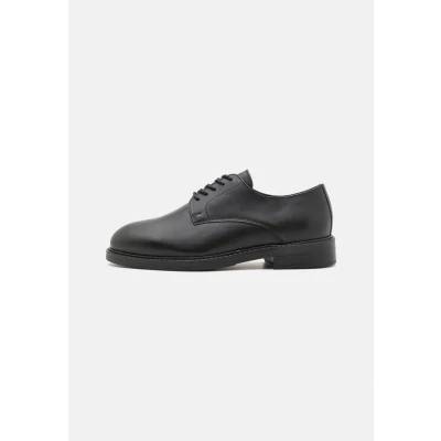 Afbeelding van Selected Homme Slhblake Derby SHOE Veterschoenen, Heren, Maat: 40, Black Leer
