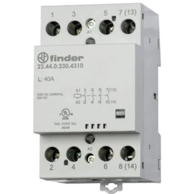 Afbeelding van Finder 22.44.0.024.4610 Installatiezekeringautomaat 2x NC, NO 440 V/AC 1 stuk(s)