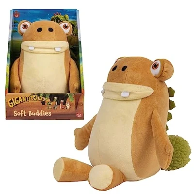 Afbeelding van GIGANTOSAURUS, Dinosaurus, pluche 25 cm, pluche, Mazu, speelgoed voor kinderen vanaf de geboorte, GIOCHI PREZIOSI, GGN047