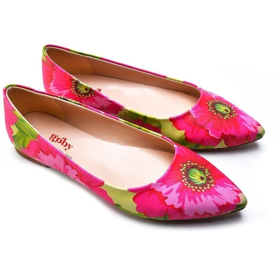 Afbeelding van GOBY Rose Ballerina Handgemaakt Premium Kwaliteit Maat 35