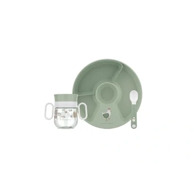 Afbeelding van Mepal Mio babyservies set Little Dutch 3 delig Kraamcadeau Kinderservies Farm