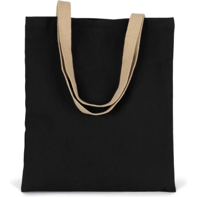 Afbeelding van Kimood Gerecyclede shopper KI5203 Black Night / Hemp