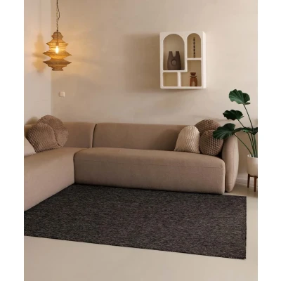 Afbeelding van Laagpolig Vloerkleed Lush Antraciet 240x340 Cm