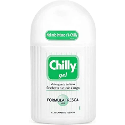 Afbeelding van Chilly intieme reinigingsgel voor hygiëne met natuurlijke menthol en frisheid, klinisch getest, pH 5, 200 ml, Italian Gourmet polpa, 400 g, 6 stuks