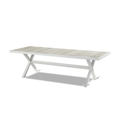 Afbeelding van Hartman Canterbury Tuintafel 247 Wit