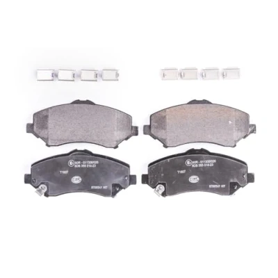 Afbeelding van HELLA 8DB 355 014 231 Remblokkenset Met akoestische slijtagewaarschuwing FIAT: Freemont, JEEP: Wrangler 3, IV, DODGE: Journey MPV
