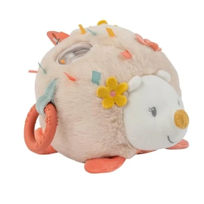 Afbeelding van Nattou Egel Zoe Activiteiten Knuffel 20 cm Zand Beige