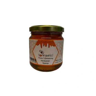 Afbeelding van Roze tijmhoning 250g Spanje Honingwinkel