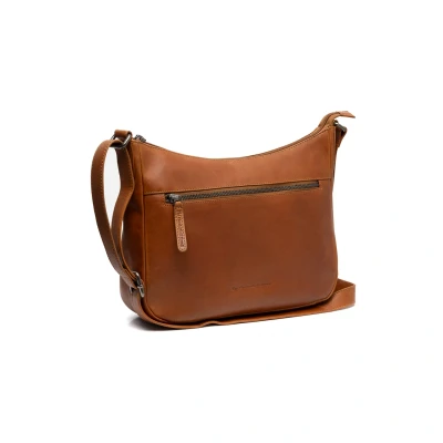 Afbeelding van Leren Schoudertas Cognac Loraine