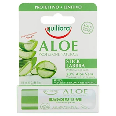 Afbeelding van Equilibra_aloe Protezione Naturale Stick Labbra Protective Lip Balm Aloesowy Sztyft Do Ust