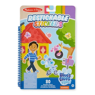 Afbeelding van Blues Clues &amp; You Restickable Stickers Places Blue Loves