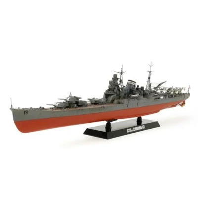 Afbeelding van 1:350 Tamiya 78027 Japanse Zware kruiser Chikuma Tone klasse Schip Plastic Modelbouwpakket