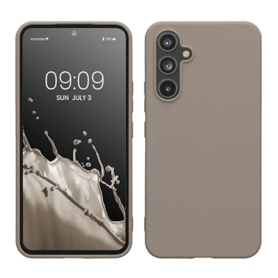 Afbeelding van kwmobile telefoonhoesje geschikt voor Samsung Galaxy A54 5G Hoesje smartphone Back cover in taupe