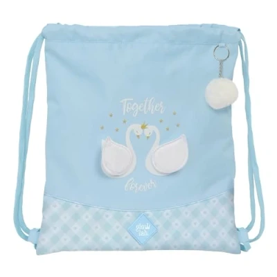 Afbeelding van Rugtas met Koordjes Glow Lab Cisnes Blauw 35 x 40 1 cm