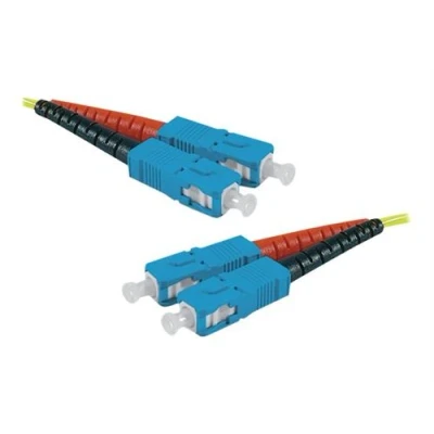 Image de exertis Connect Cordon de raccordement mode unique SC/UPC (M) pour 3 m fibre optique 9 / 125 micromètres OS2 jaune