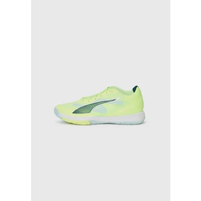 Afbeelding van Accelerate Turbo 4 uniseks handbalschoenen, Groen/Wit, Maat 38 PUMA