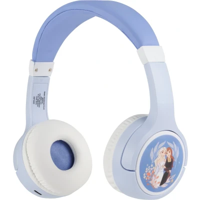Afbeelding van Frozen junior draadloze koptelefoon met volumebegrenzing lange speeltijd extra audiokabel
