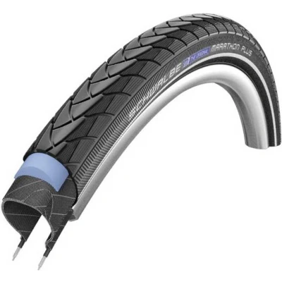 Afbeelding van SCHWALBE Marathon Plus Clincher Tyre 24&quot; SmartGuard Evolution, zwart Bandenmaat 37 540 24x1 3/8&quot;