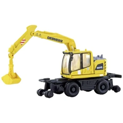 Afbeelding van Minis by Lemke LC4265 N Bouwvoertuig Liebherr A922 spoorwegbouw graafmachine (rails/weg) met grijper
