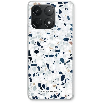 Afbeelding van Case Company® hoesje geschikt voor Xiaomi Poco F6 Pro Terrazzo N1 Soft Cover Telefoonhoesje Bescherming aan alle Kanten en Schermrand