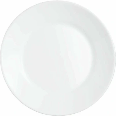 Afbeelding van Bordenset Arcoroc Restaurant Wit Glas (Ø 23,5 cm) (6 uds)