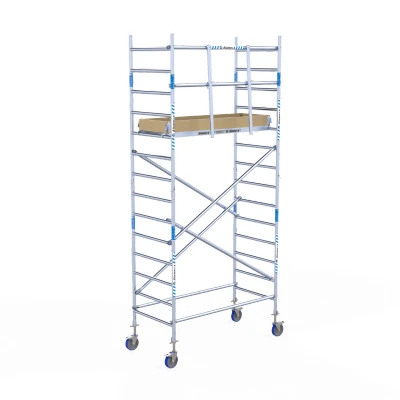 Afbeelding van Rolsteiger Alumexx Basic Schoren L190xB90cm 5.20m werkhoogte Carbon Deck platformen