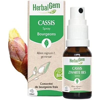 Afbeelding van Herbalgem Zwarte Bes Bio Spray 15ml