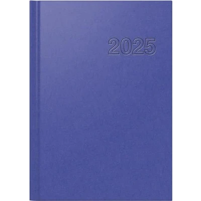 Afbeelding van rido/idé Agenda 2025 1 pagina = dag, A5 400 pagina&#039;s, Balacron omslag, blauw