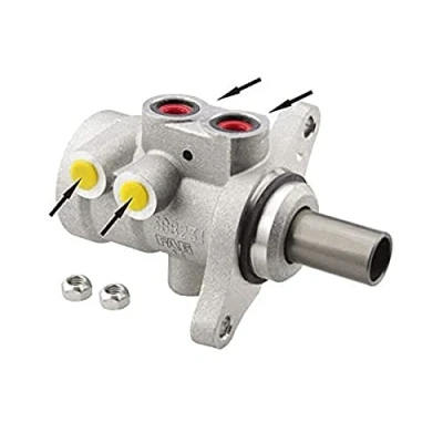 Afbeelding van HELLA 8AM 355 505 021 Hoofdremcilinder 22,2 Aluminium M10 x 1 (x4) PEUGEOT: 206 Hatchback