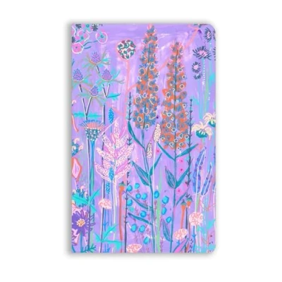 Afbeelding van Flame Tree Soft Touch Journals Lucy Innes Williams: Purple Garden House (Soft Journal)