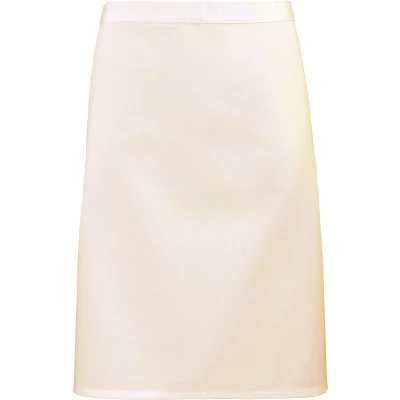 Afbeelding van Premier &#039;Colours&#039; Mid Length Apron PR151 Natural