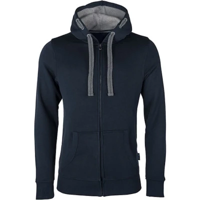 Afbeelding van Men&#039;s Hooded Jacket met ritssluiting Navy S