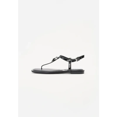 Afbeelding van DKNY Datto Teensandalen, Dames, Maat: 39, Black Hoogwaardig imitatieleer