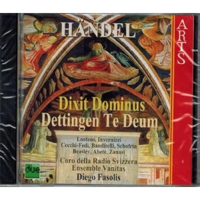 Afbeelding van Handel: Dixit Dominus, Dettingen Te Deum / Fasolis, et al