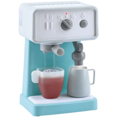 Afbeelding van Play Espressomachine Wit Blauw, 3dlg.