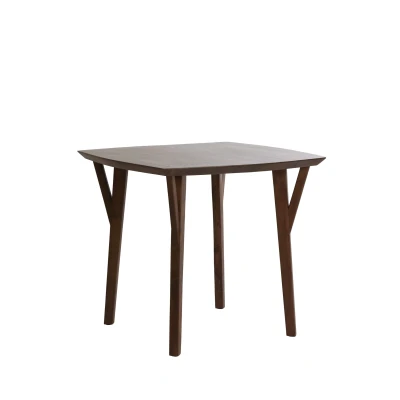Afbeelding van Light &amp; Living Eettafel QUENZA Ø85x78cm Bruin