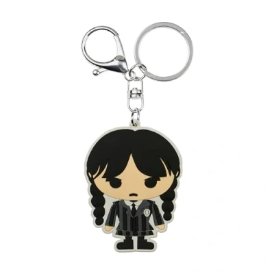 Afbeelding van KARACTERMANIA Woensdag Chibi sleutelhanger merk, zwart, Taglia unica, van het merk Chibi, zwart.,