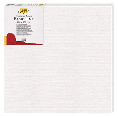 Afbeelding van Kreul SOLO GOYA 610010 Basic Line Stretch canvas met spieraam ca. 100 x cm katoenen canvas, 4 laags geprimed, ideaal voor olie, acryl en gouache